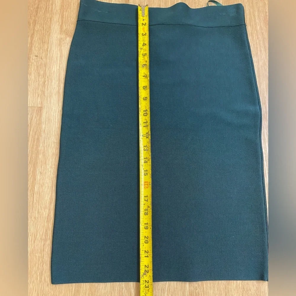 BCBGMaxAzria Deep Teal Pencil Skirt